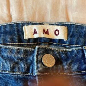 AMO boyfriend Los Angeles tomboy size 29 button fly denim dive bar color jeans